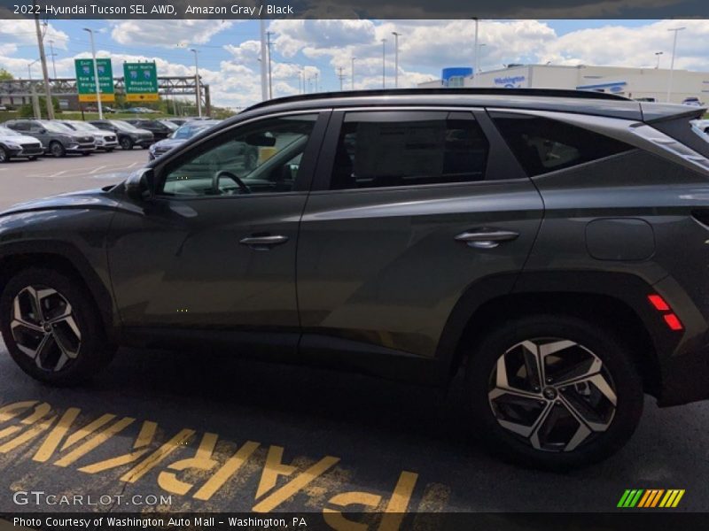 Amazon Gray / Black 2022 Hyundai Tucson SEL AWD