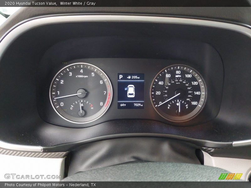 Winter White / Gray 2020 Hyundai Tucson Value