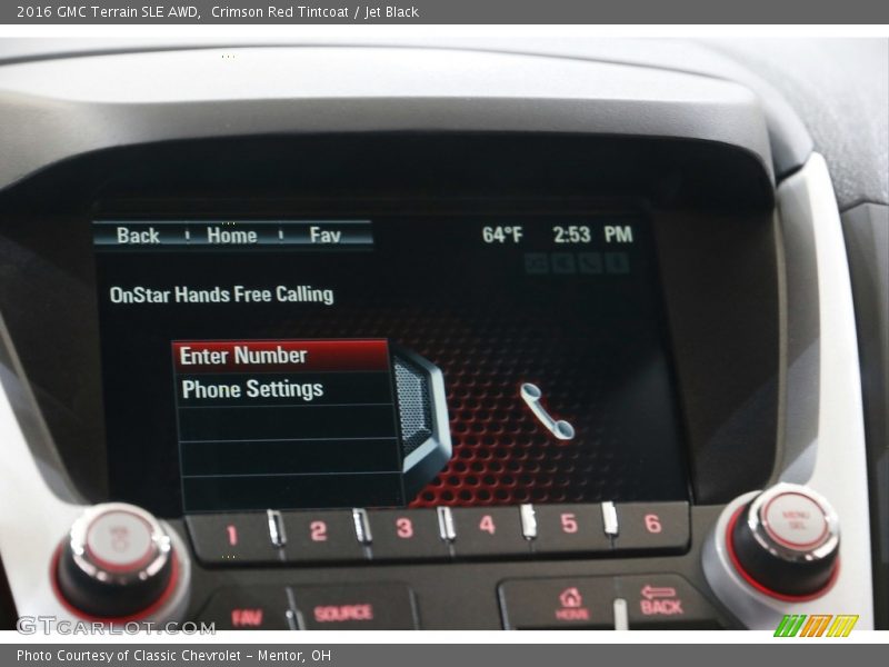 Crimson Red Tintcoat / Jet Black 2016 GMC Terrain SLE AWD