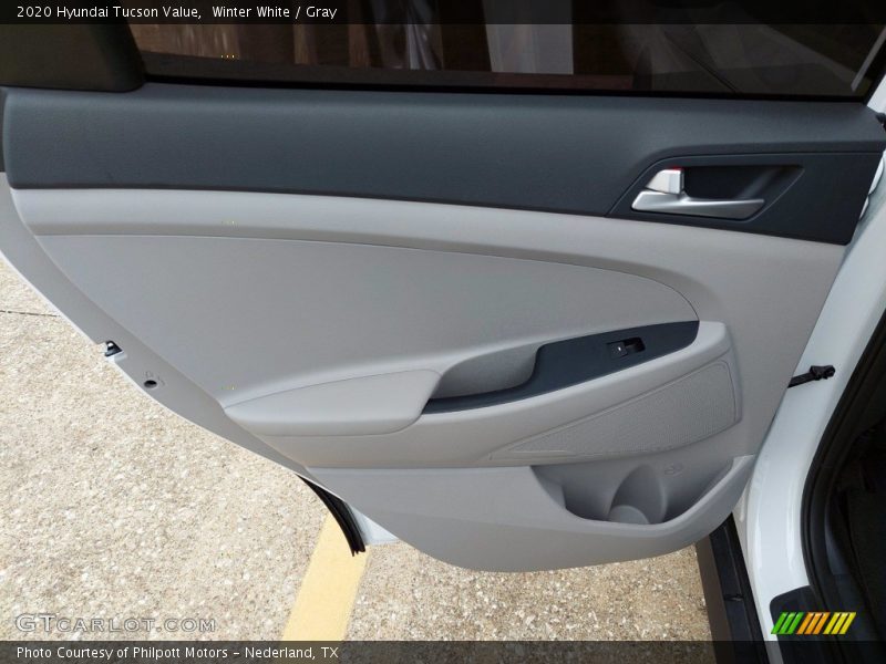 Winter White / Gray 2020 Hyundai Tucson Value
