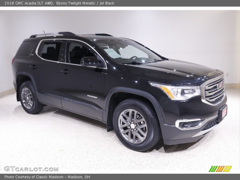 Ebony Twilight Metallic / Jet Black 2018 GMC Acadia SLT AWD