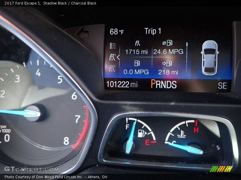 Shadow Black / Charcoal Black 2017 Ford Escape S