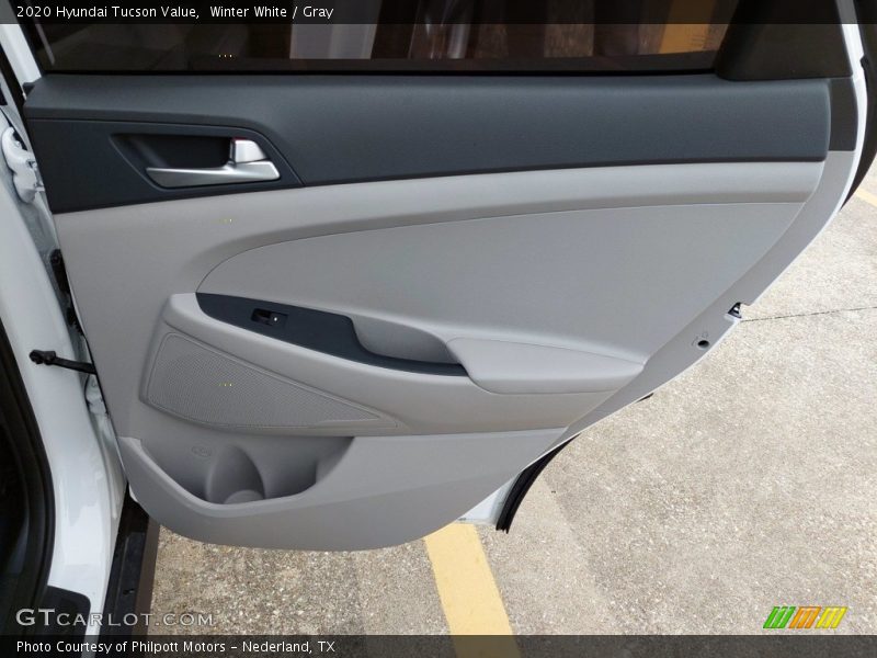Winter White / Gray 2020 Hyundai Tucson Value