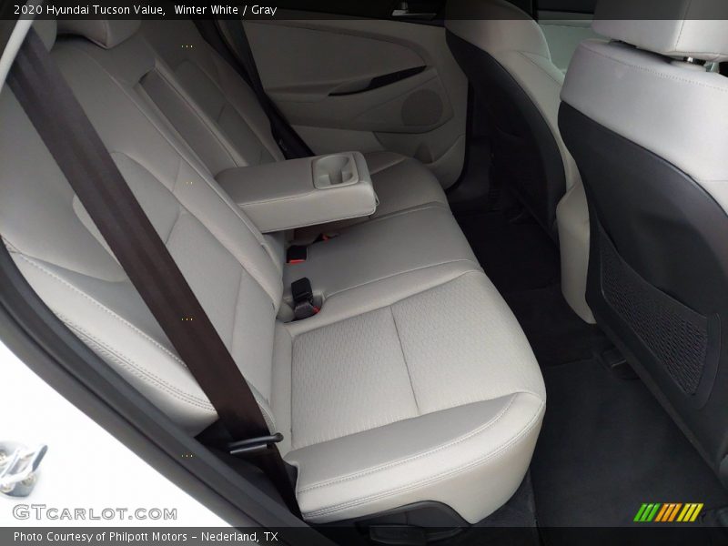 Winter White / Gray 2020 Hyundai Tucson Value