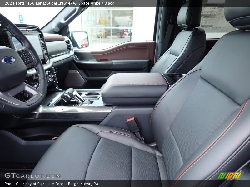 Front Seat of 2021 F150 Lariat SuperCrew 4x4