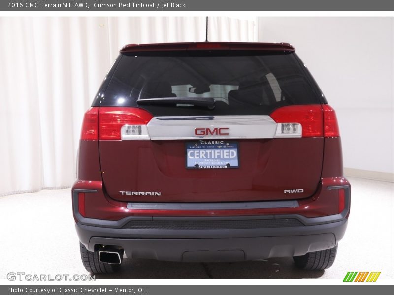Crimson Red Tintcoat / Jet Black 2016 GMC Terrain SLE AWD