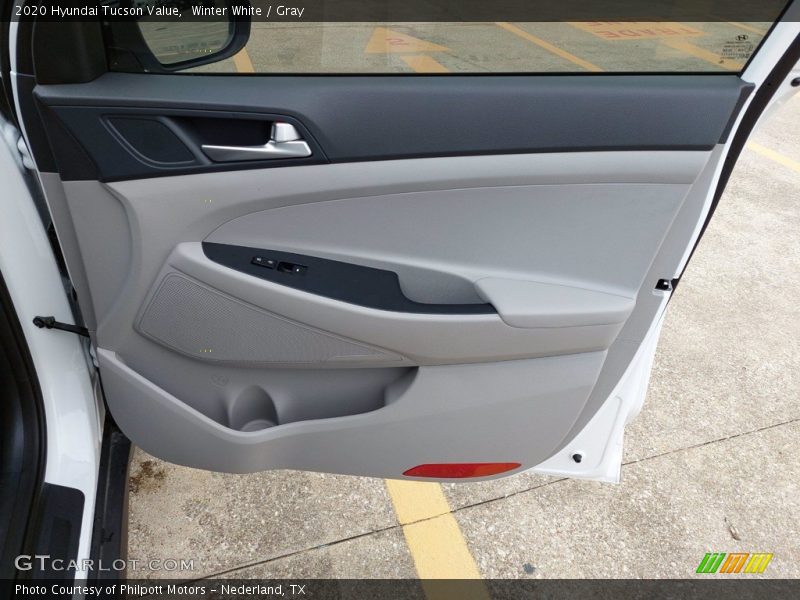 Winter White / Gray 2020 Hyundai Tucson Value