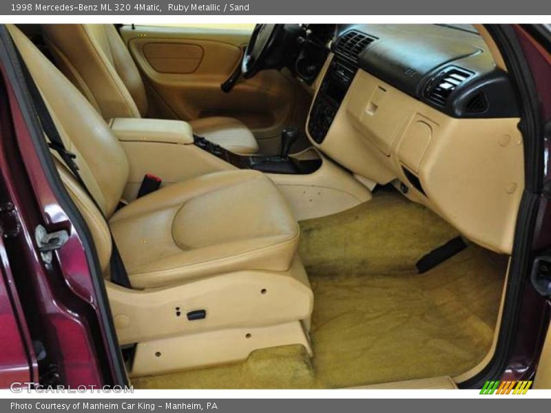 Ruby Metallic / Sand 1998 Mercedes-Benz ML 320 4Matic