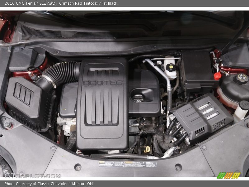 Crimson Red Tintcoat / Jet Black 2016 GMC Terrain SLE AWD