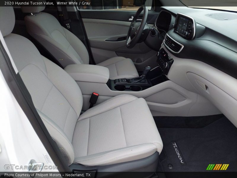 Winter White / Gray 2020 Hyundai Tucson Value