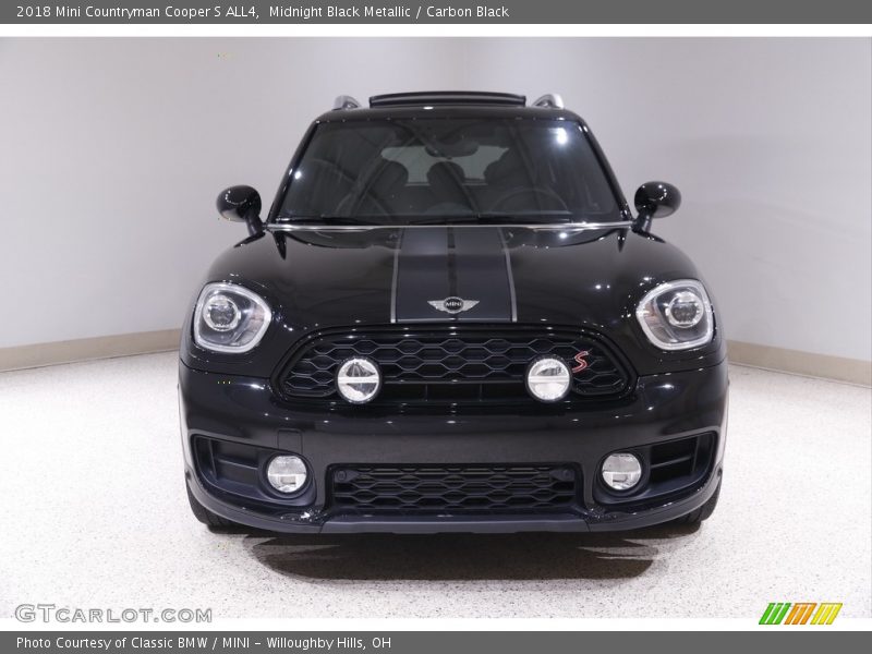 Midnight Black Metallic / Carbon Black 2018 Mini Countryman Cooper S ALL4