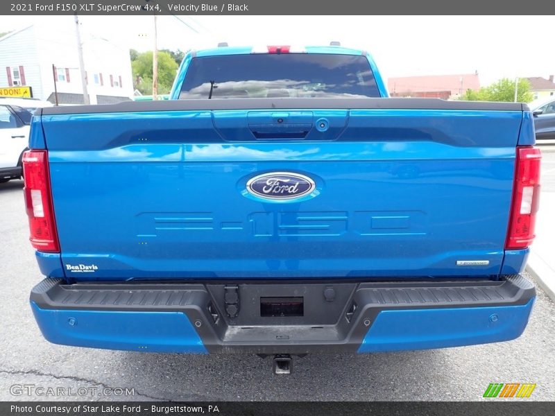 Velocity Blue / Black 2021 Ford F150 XLT SuperCrew 4x4