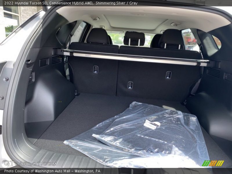 Shimmering Silver / Gray 2022 Hyundai Tucson SEL Convienience Hybrid AWD
