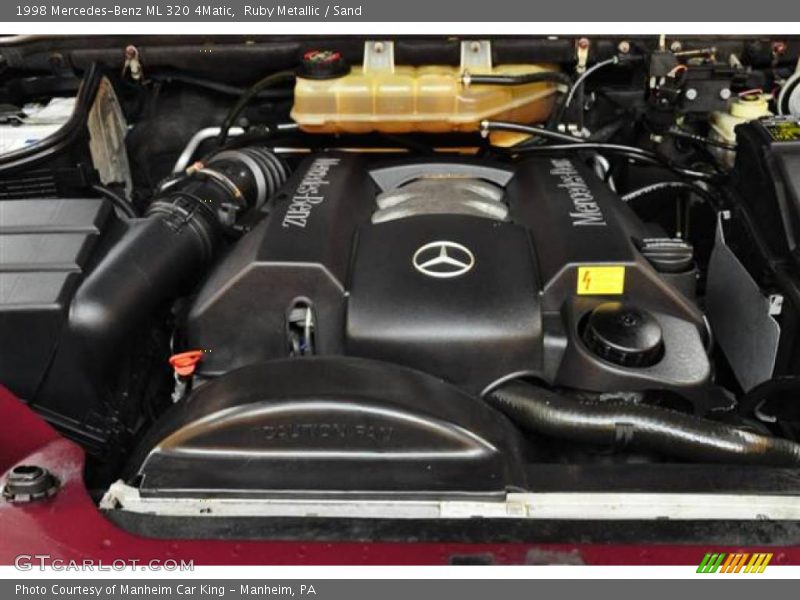 Ruby Metallic / Sand 1998 Mercedes-Benz ML 320 4Matic