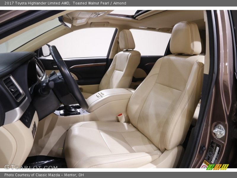 Toasted Walnut Pearl / Almond 2017 Toyota Highlander Limited AWD