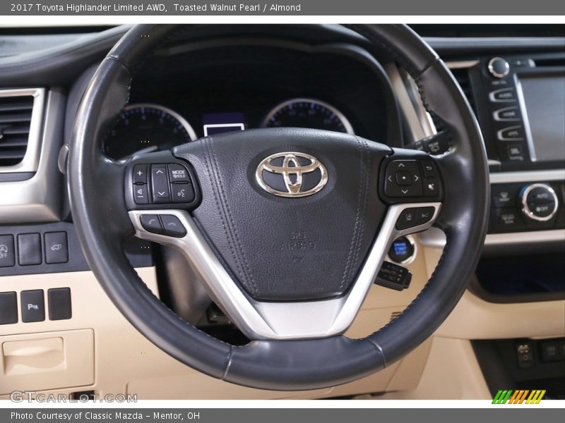 Toasted Walnut Pearl / Almond 2017 Toyota Highlander Limited AWD