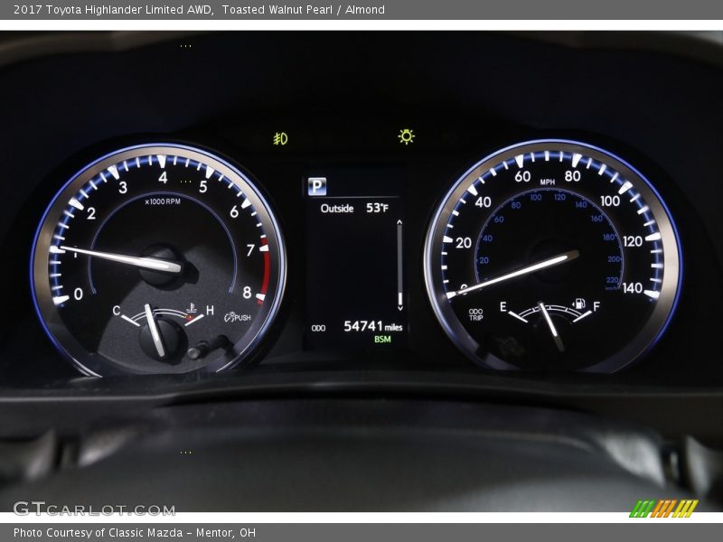 Toasted Walnut Pearl / Almond 2017 Toyota Highlander Limited AWD