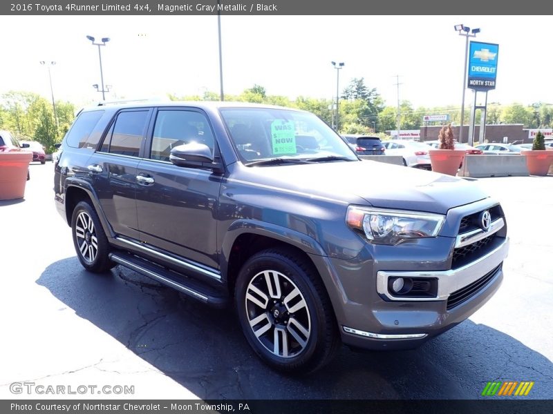 Magnetic Gray Metallic / Black 2016 Toyota 4Runner Limited 4x4