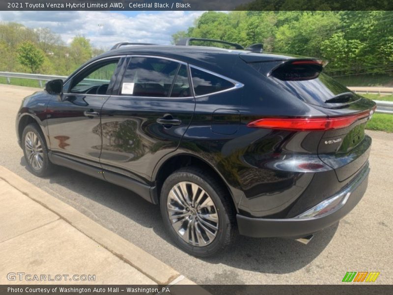 Celestial Black / Black 2021 Toyota Venza Hybrid Limited AWD