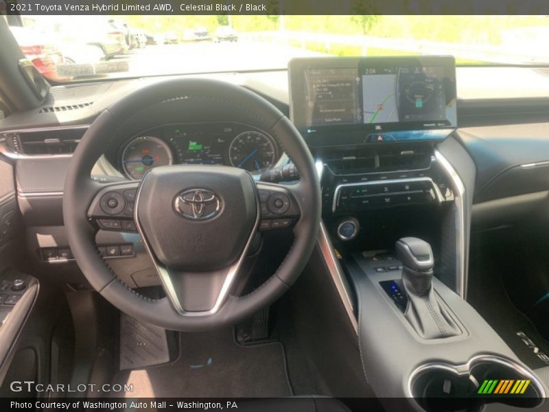 Celestial Black / Black 2021 Toyota Venza Hybrid Limited AWD