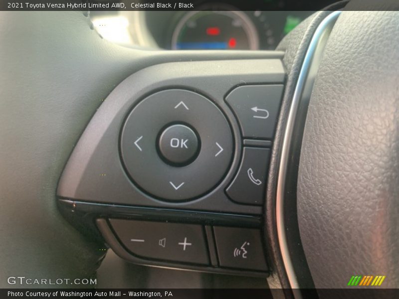 Celestial Black / Black 2021 Toyota Venza Hybrid Limited AWD