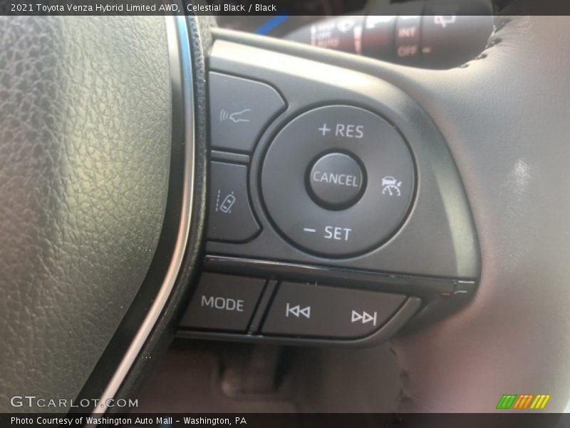 Celestial Black / Black 2021 Toyota Venza Hybrid Limited AWD