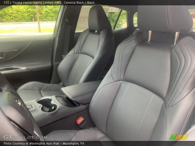 Celestial Black / Black 2021 Toyota Venza Hybrid Limited AWD