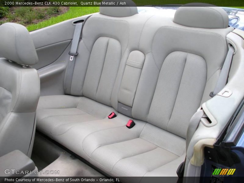 Quartz Blue Metallic / Ash 2000 Mercedes-Benz CLK 430 Cabriolet