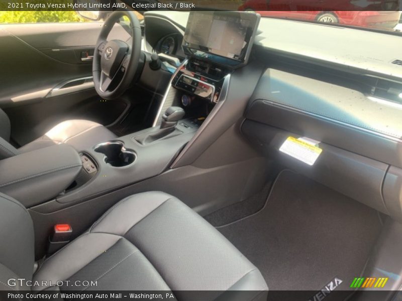 Celestial Black / Black 2021 Toyota Venza Hybrid Limited AWD