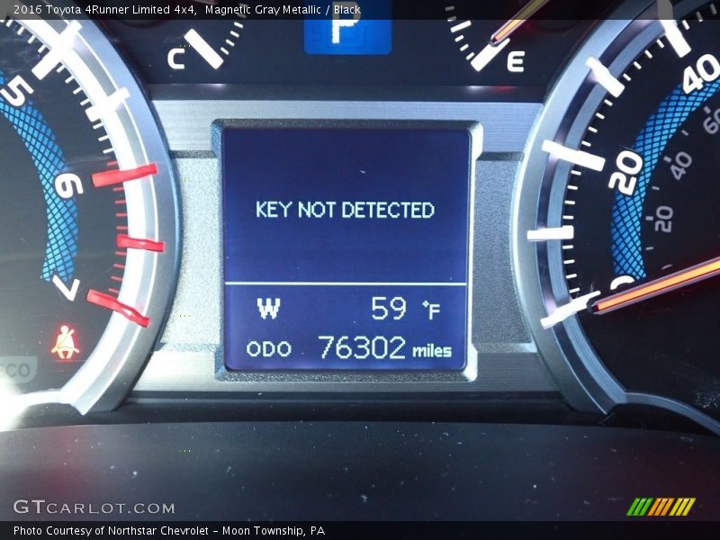 Magnetic Gray Metallic / Black 2016 Toyota 4Runner Limited 4x4