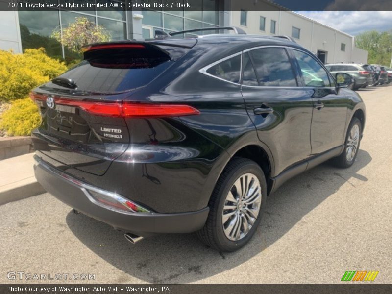 Celestial Black / Black 2021 Toyota Venza Hybrid Limited AWD