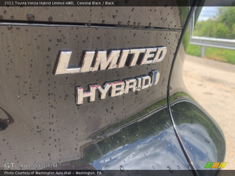 Celestial Black / Black 2021 Toyota Venza Hybrid Limited AWD