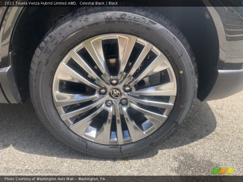 Celestial Black / Black 2021 Toyota Venza Hybrid Limited AWD