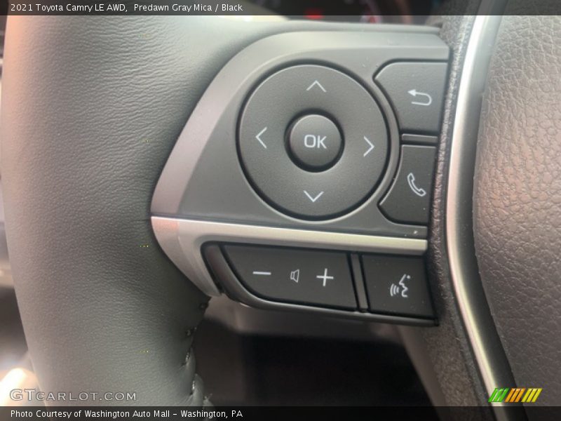 Predawn Gray Mica / Black 2021 Toyota Camry LE AWD