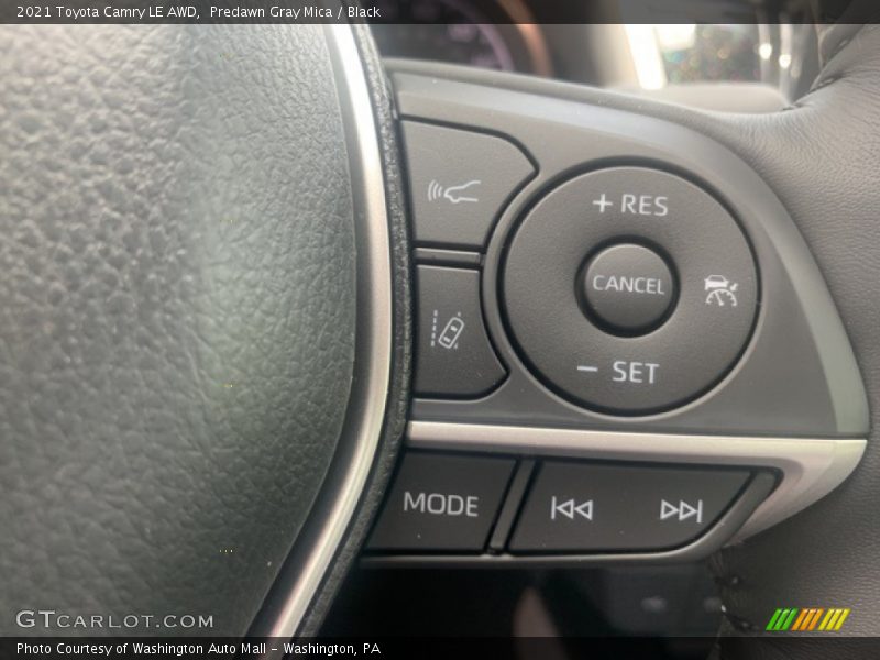 Predawn Gray Mica / Black 2021 Toyota Camry LE AWD