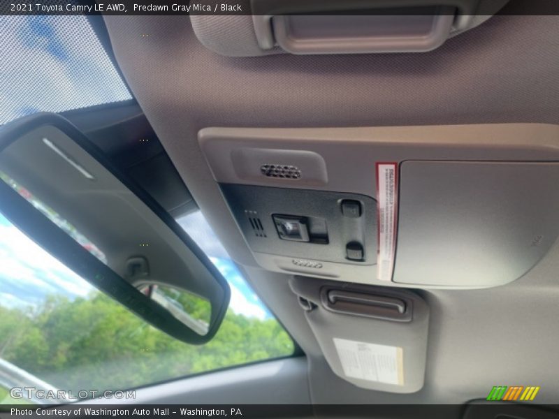 Predawn Gray Mica / Black 2021 Toyota Camry LE AWD