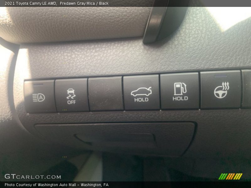 Predawn Gray Mica / Black 2021 Toyota Camry LE AWD