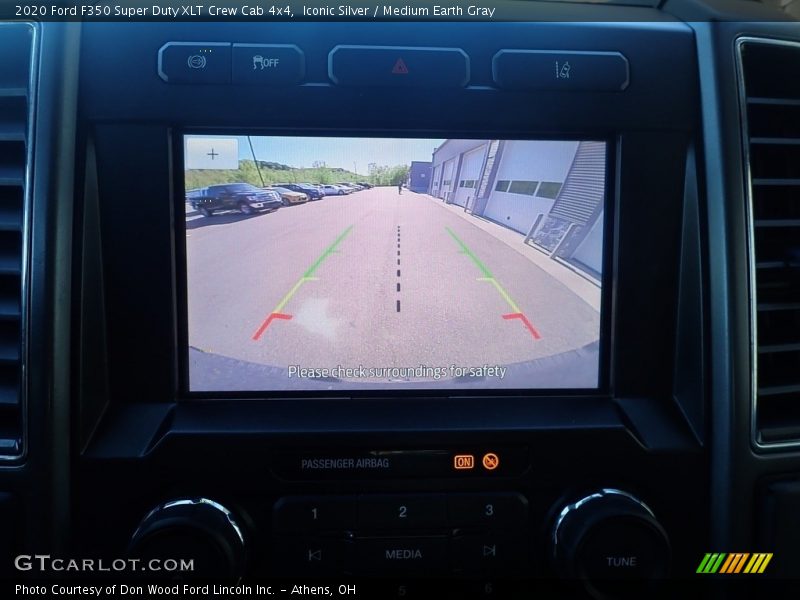 Iconic Silver / Medium Earth Gray 2020 Ford F350 Super Duty XLT Crew Cab 4x4