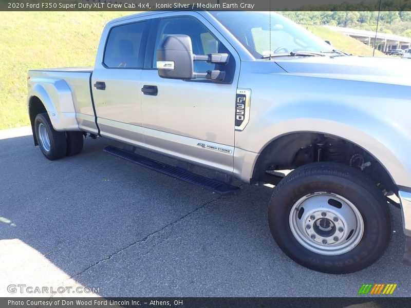 Iconic Silver / Medium Earth Gray 2020 Ford F350 Super Duty XLT Crew Cab 4x4