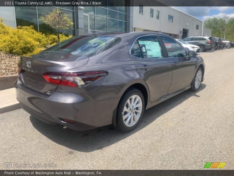 Predawn Gray Mica / Black 2021 Toyota Camry LE AWD