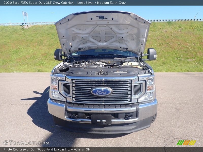 Iconic Silver / Medium Earth Gray 2020 Ford F350 Super Duty XLT Crew Cab 4x4