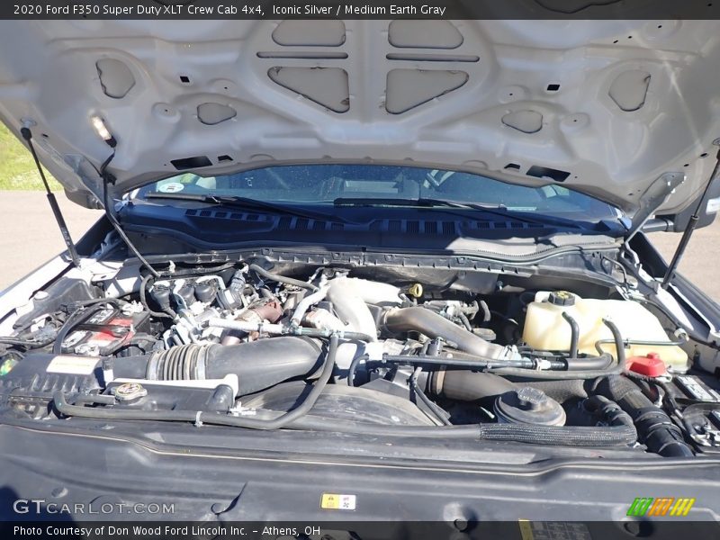 Iconic Silver / Medium Earth Gray 2020 Ford F350 Super Duty XLT Crew Cab 4x4