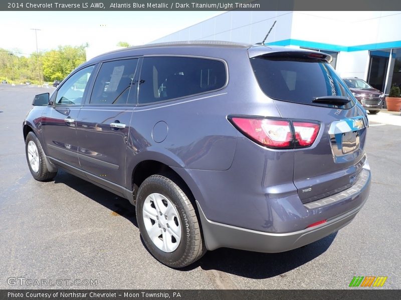 Atlantis Blue Metallic / Dark Titanium/Light Titanium 2014 Chevrolet Traverse LS AWD
