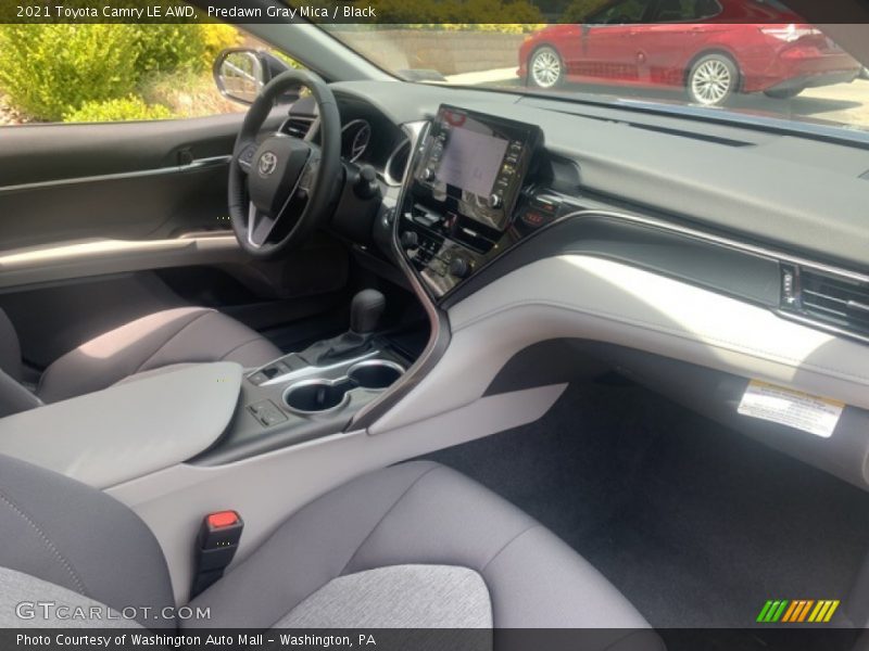 Predawn Gray Mica / Black 2021 Toyota Camry LE AWD