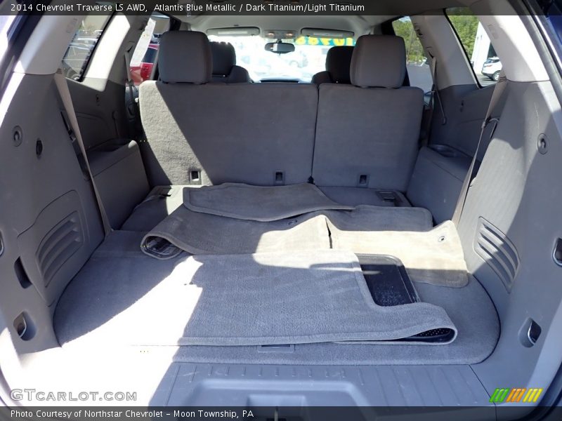 Atlantis Blue Metallic / Dark Titanium/Light Titanium 2014 Chevrolet Traverse LS AWD