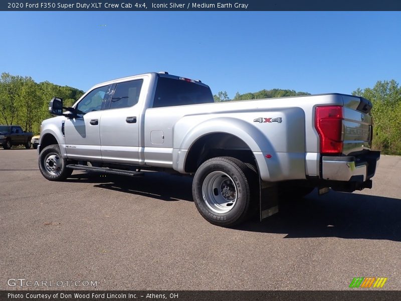 Iconic Silver / Medium Earth Gray 2020 Ford F350 Super Duty XLT Crew Cab 4x4