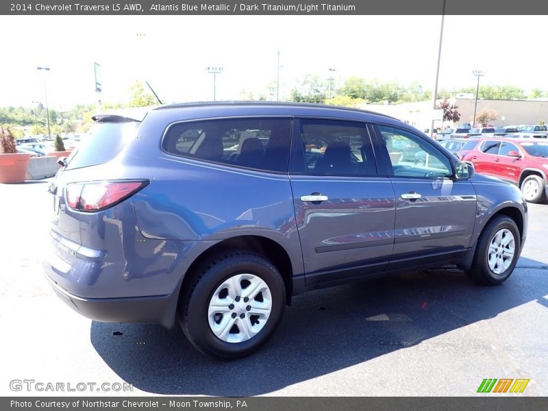 Atlantis Blue Metallic / Dark Titanium/Light Titanium 2014 Chevrolet Traverse LS AWD