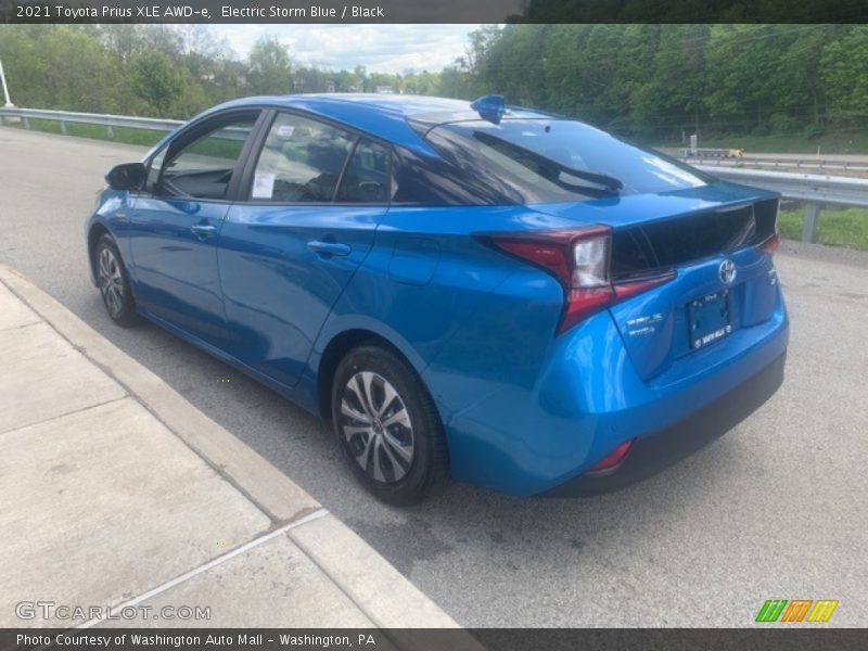 Electric Storm Blue / Black 2021 Toyota Prius XLE AWD-e