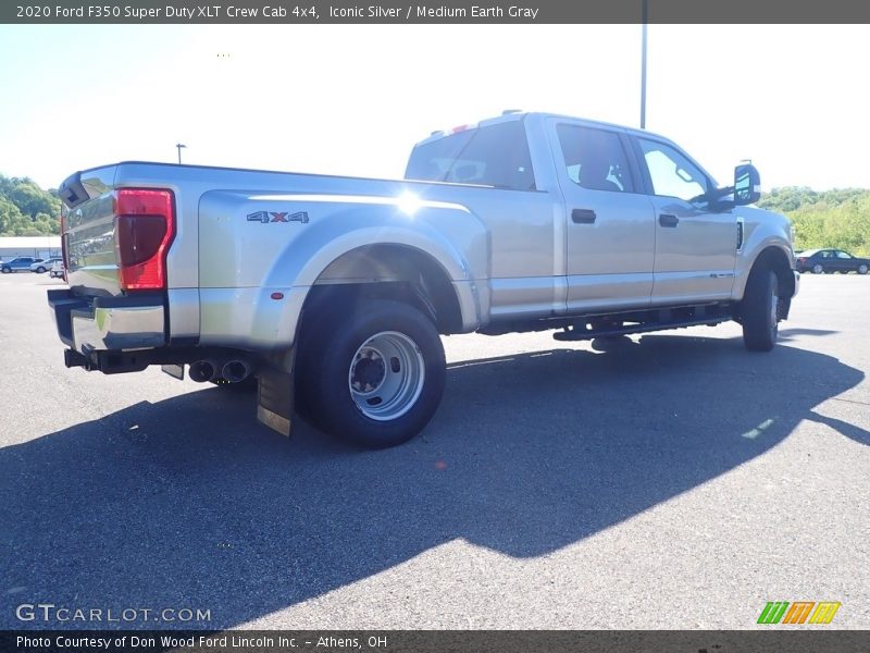 Iconic Silver / Medium Earth Gray 2020 Ford F350 Super Duty XLT Crew Cab 4x4