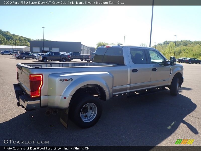 Iconic Silver / Medium Earth Gray 2020 Ford F350 Super Duty XLT Crew Cab 4x4